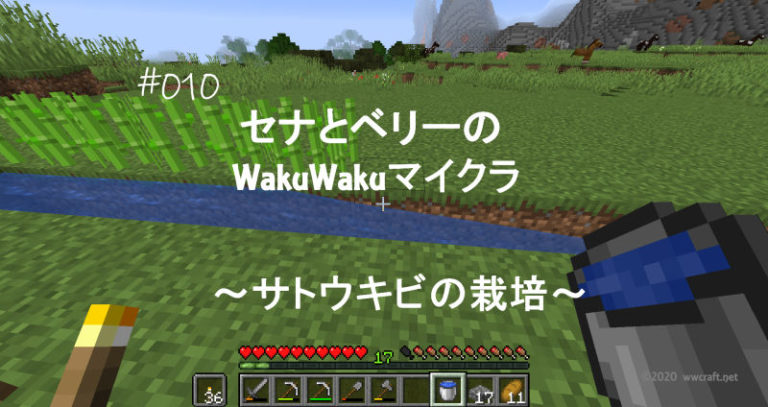 WakuWakuマイクラ#10～サトウキビの栽培～