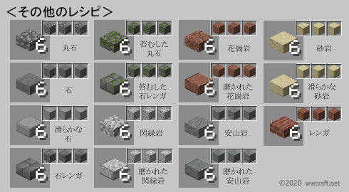 ハーフブロック(石系)の作り方